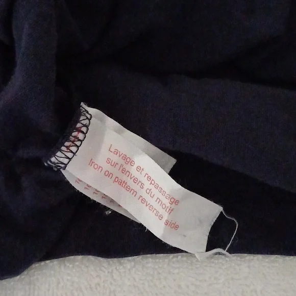 Lacoste Live Paris rare crewneck long sleeve navy tshirt 6 M/L - Picture 10 of 15